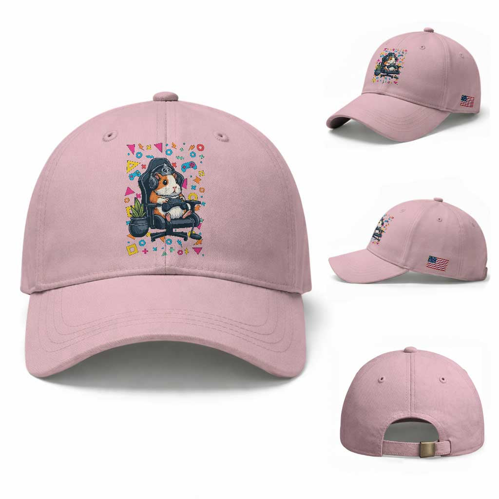 Funny Guinea Pigs And Gaming Lover Gift For Kid Baseball Cap