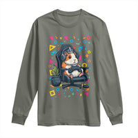 Funny Guinea Pigs And Gaming Lover Gift For Kid Long Sleeve Shirt - Wonder Print Shop