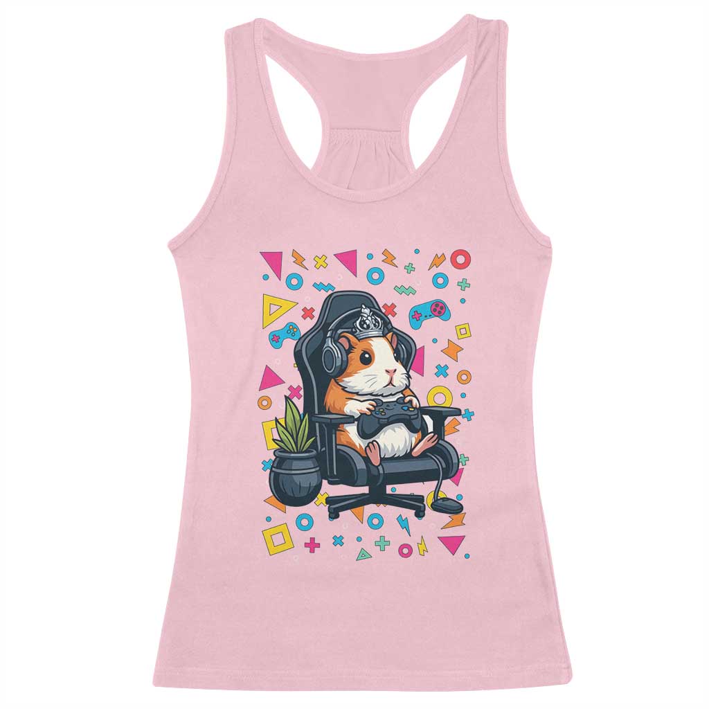 Funny Guinea Pigs And Gaming Lover Gift For Kid Racerback Tank Top - Wonder Print Shop
