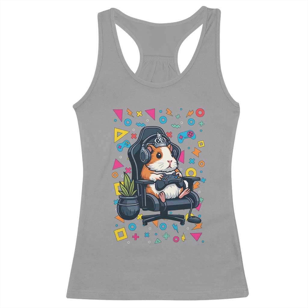 Funny Guinea Pigs And Gaming Lover Gift For Kid Racerback Tank Top - Wonder Print Shop