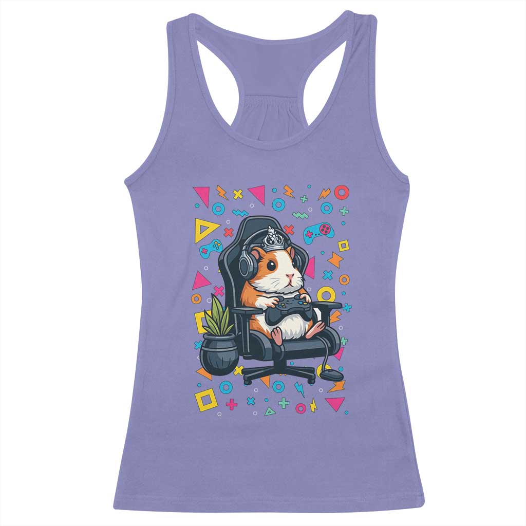 Funny Guinea Pigs And Gaming Lover Gift For Kid Racerback Tank Top - Wonder Print Shop