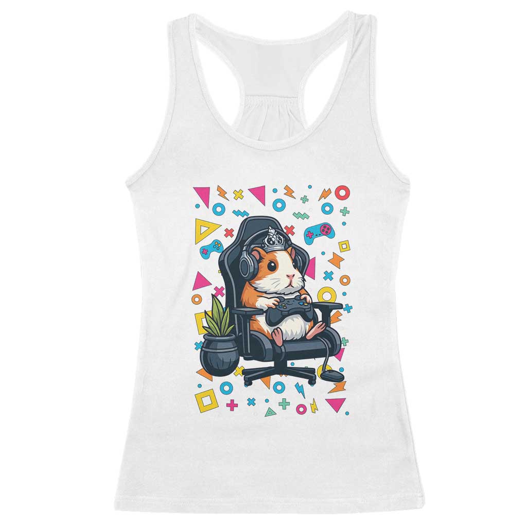 Funny Guinea Pigs And Gaming Lover Gift For Kid Racerback Tank Top - Wonder Print Shop