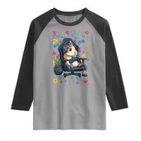 Funny Guinea Pigs And Gaming Lover Gift For Kid Raglan Shirt - Wonder Print Shop
