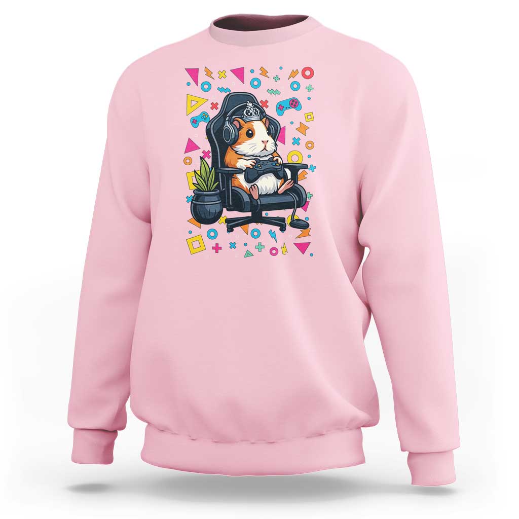 Funny Guinea Pigs And Gaming Lover Gift For Kid Sweatshirt - Wonder Print Shop