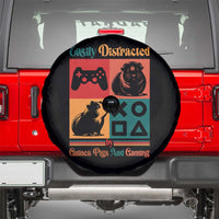 Funny Easily Distracted By Guinea Pigs And Gaming Spare Tire Cover Game Lover Gift - Wonder Print Shop