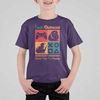 Funny Easily Distracted By Guinea Pigs And Gaming T Shirt For Kid Game Lover Gift - Wonder Print Shop