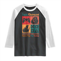 Funny Easily Distracted By Guinea Pigs And Gaming Raglan Shirt Game Lover Gift - Wonder Print Shop