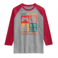 Funny Easily Distracted By Guinea Pigs And Gaming Raglan Shirt Game Lover Gift - Wonder Print Shop
