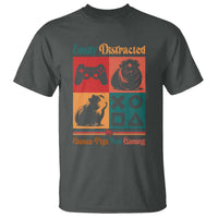 Funny Easily Distracted By Guinea Pigs And Gaming T Shirt Game Lover Gift - Wonder Print Shop