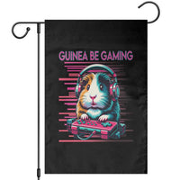 Funny Guinea Pig Video Game Player Gift Garden Flag Guinea Be Gaming - Wonder Print Shop