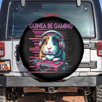 Funny Guinea Pig Video Game Player Gift Spare Tire Cover Guinea Be Gaming - Wonder Print Shop