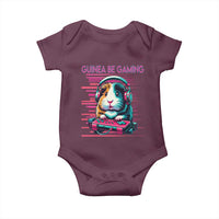 Funny Guinea Pig Video Game Player Gift Baby Onesie Guinea Be Gaming - Wonder Print Shop