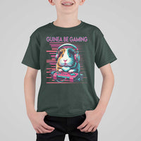Funny Guinea Pig Video Game Player Gift T Shirt For Kid Guinea Be Gaming - Wonder Print Shop