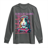Funny Guinea Pig Video Game Player Gift Long Sleeve Shirt Guinea Be Gaming - Wonder Print Shop