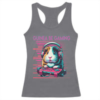 Funny Guinea Pig Video Game Player Gift Racerback Tank Top Guinea Be Gaming - Wonder Print Shop