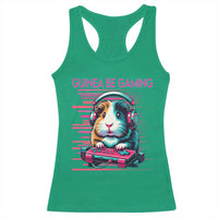 Funny Guinea Pig Video Game Player Gift Racerback Tank Top Guinea Be Gaming - Wonder Print Shop