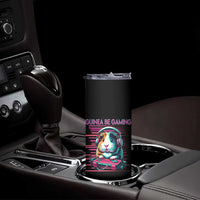 Funny Guinea Pig Video Game Player Gift Skinny Tumbler Guinea Be Gaming - Wonder Print Shop