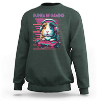 Funny Guinea Pig Video Game Player Gift Sweatshirt Guinea Be Gaming - Wonder Print Shop