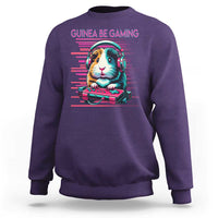 Funny Guinea Pig Video Game Player Gift Sweatshirt Guinea Be Gaming - Wonder Print Shop