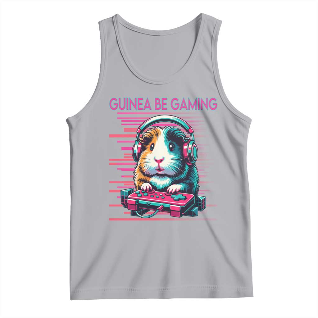 Funny Guinea Pig Video Game Player Gift Tank Top Guinea Be Gaming - Wonder Print Shop