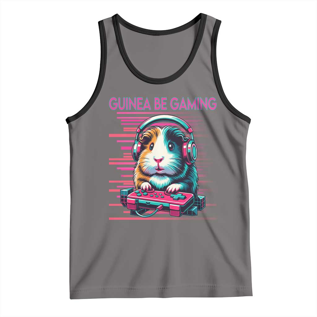 Funny Guinea Pig Video Game Player Gift Tank Top Guinea Be Gaming - Wonder Print Shop