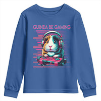 Funny Guinea Pig Video Game Player Gift Youth Sweatshirt Guinea Be Gaming - Wonder Print Shop