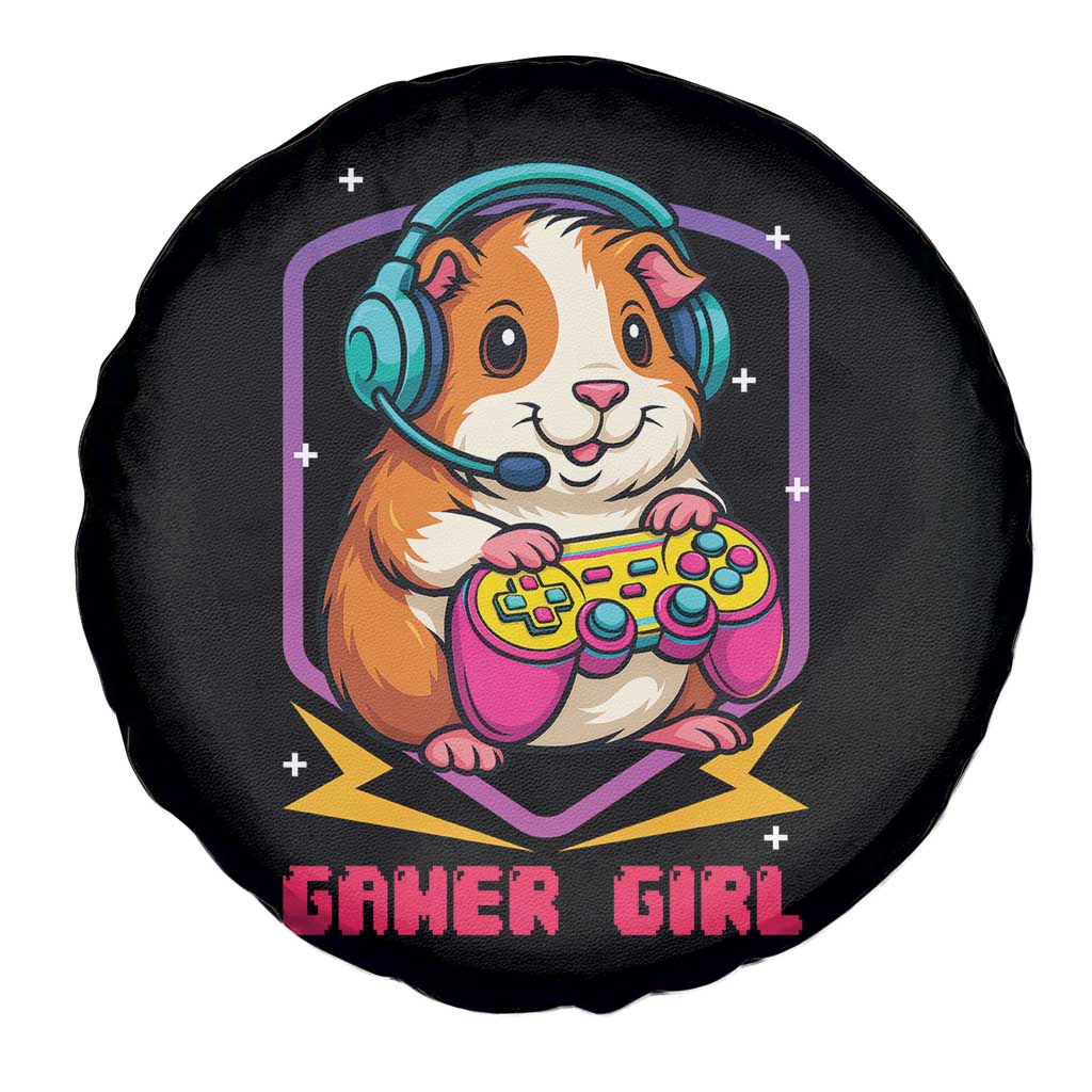 Guinea Pig Video Game Rodent Lover Spare Tire Cover Funny Gamers Girl Gift - Wonder Print Shop