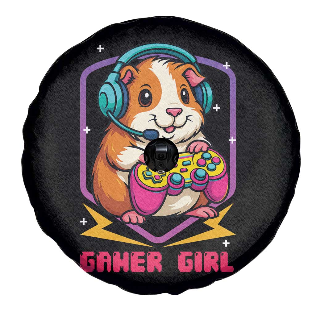 Guinea Pig Video Game Rodent Lover Spare Tire Cover Funny Gamers Girl Gift - Wonder Print Shop