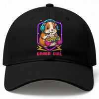 Guinea Pig Video Game Rodent Lover Baseball Cap Funny Gamers Girl Gift