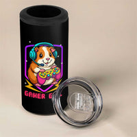Guinea Pig Video Game Rodent Lover 4 in 1 Can Cooler Tumbler Funny Gamers Girl Gift - Wonder Print Shop