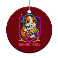 Guinea Pig Video Game Rodent Lover Ceramic Ornament Funny Gamers Girl Gift - Wonder Print Shop
