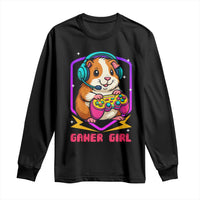 Guinea Pig Video Game Rodent Lover Long Sleeve Shirt Funny Gamers Girl Gift - Wonder Print Shop