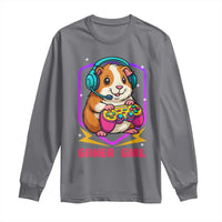 Guinea Pig Video Game Rodent Lover Long Sleeve Shirt Funny Gamers Girl Gift - Wonder Print Shop
