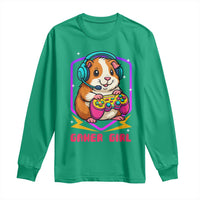 Guinea Pig Video Game Rodent Lover Long Sleeve Shirt Funny Gamers Girl Gift - Wonder Print Shop