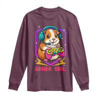 Guinea Pig Video Game Rodent Lover Long Sleeve Shirt Funny Gamers Girl Gift - Wonder Print Shop