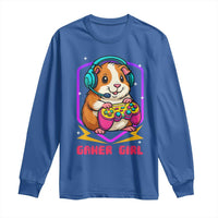Guinea Pig Video Game Rodent Lover Long Sleeve Shirt Funny Gamers Girl Gift - Wonder Print Shop