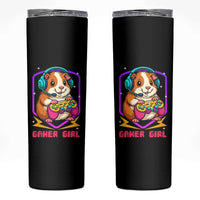 Guinea Pig Video Game Rodent Lover Skinny Tumbler Funny Gamers Girl Gift - Wonder Print Shop