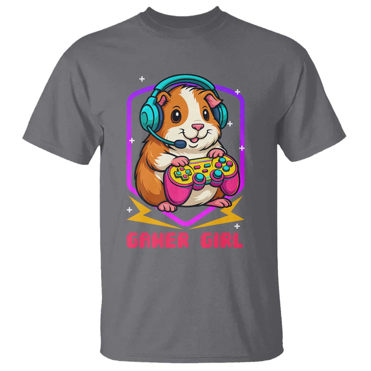 Guinea Pig Video Game Rodent Lover T Shirt Funny Gamers Girl Gift - Wonder Print Shop
