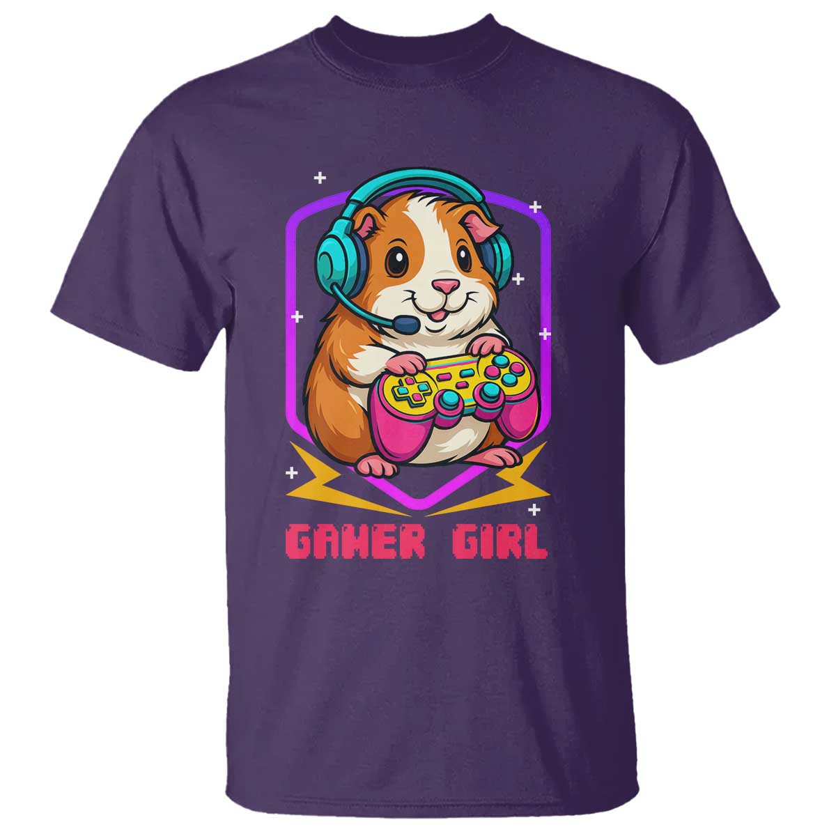 Guinea Pig Video Game Rodent Lover T Shirt Funny Gamers Girl Gift - Wonder Print Shop