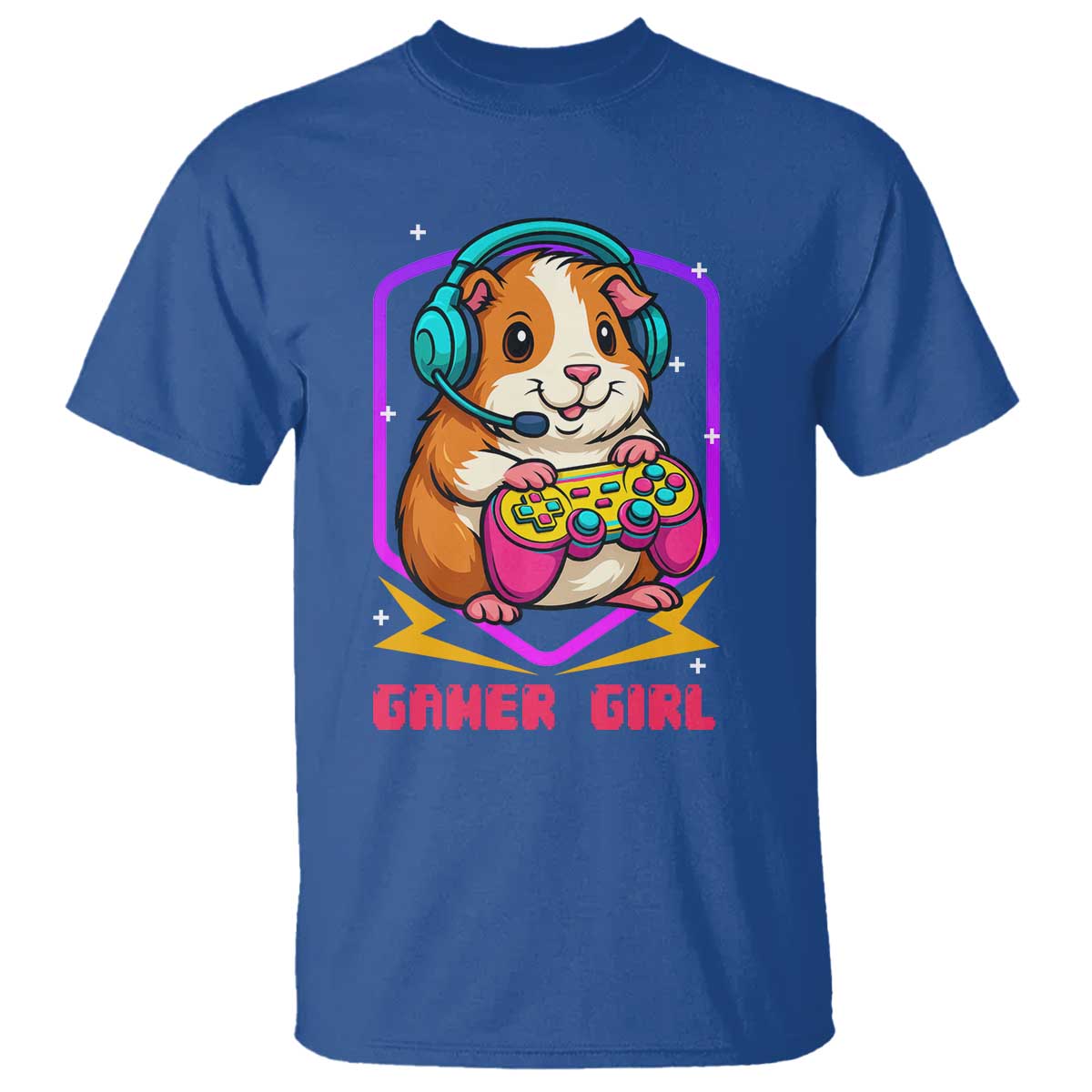 Guinea Pig Video Game Rodent Lover T Shirt Funny Gamers Girl Gift - Wonder Print Shop