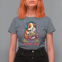 Guinea Pig Video Game Rodent Lover T Shirt For Women Funny Gamers Girl Gift - Wonder Print Shop