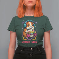 Guinea Pig Video Game Rodent Lover T Shirt For Women Funny Gamers Girl Gift - Wonder Print Shop