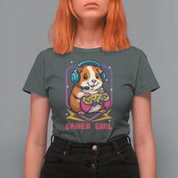 Guinea Pig Video Game Rodent Lover T Shirt For Women Funny Gamers Girl Gift - Wonder Print Shop