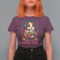 Guinea Pig Video Game Rodent Lover T Shirt For Women Funny Gamers Girl Gift - Wonder Print Shop