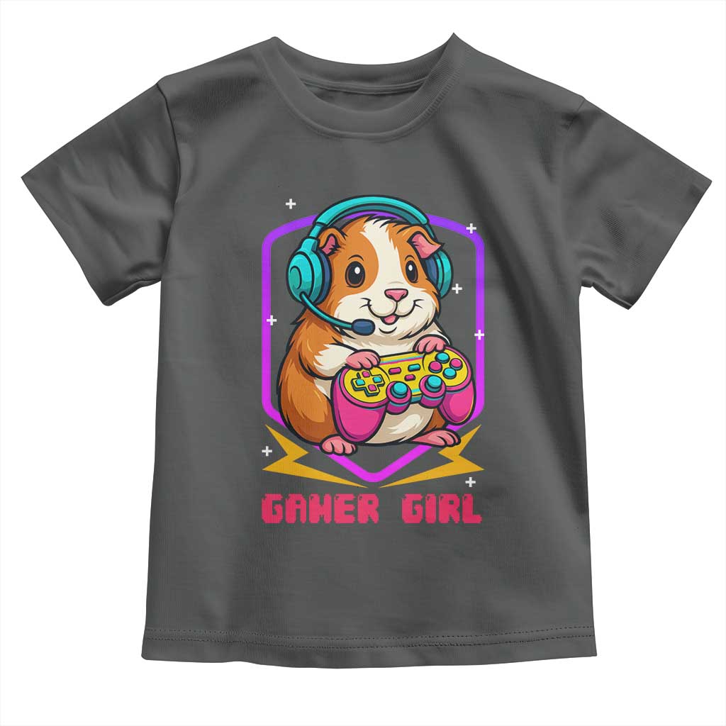 Guinea Pig Video Game Rodent Lover Toddler T Shirt Funny Gamers Girl Gift - Wonder Print Shop