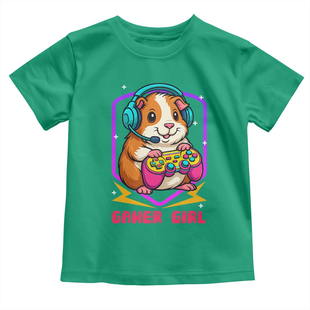 Guinea Pig Video Game Rodent Lover Toddler T Shirt Funny Gamers Girl Gift - Wonder Print Shop