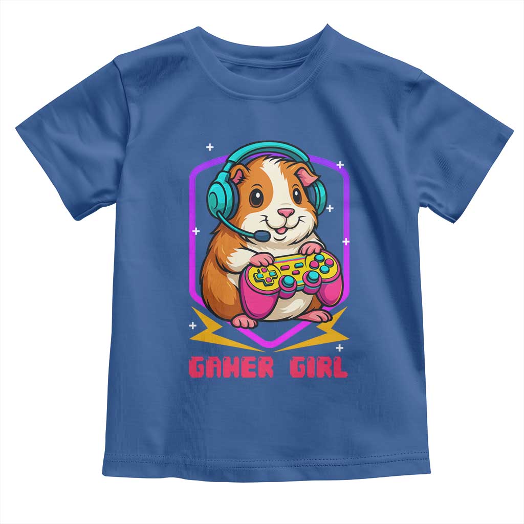 Guinea Pig Video Game Rodent Lover Toddler T Shirt Funny Gamers Girl Gift - Wonder Print Shop
