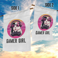 Funny Guinea Pig Video Game Rodent Lover Garden Flag Gamers Girl Sunset Retro Gift - Wonder Print Shop