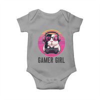 Funny Guinea Pig Video Game Rodent Lover Baby Onesie Gamers Girl Sunset Retro Gift - Wonder Print Shop