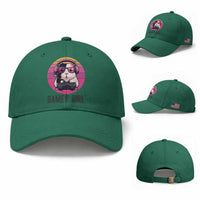 Funny Guinea Pig Video Game Rodent Lover Baseball Cap Gamers Girl Sunset Retro Gift